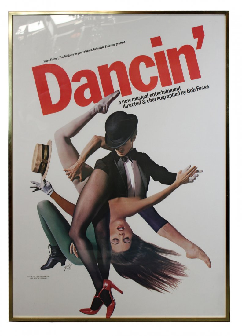 Vintage "Dancin"  Broadway Billboard poster (1 of 6)