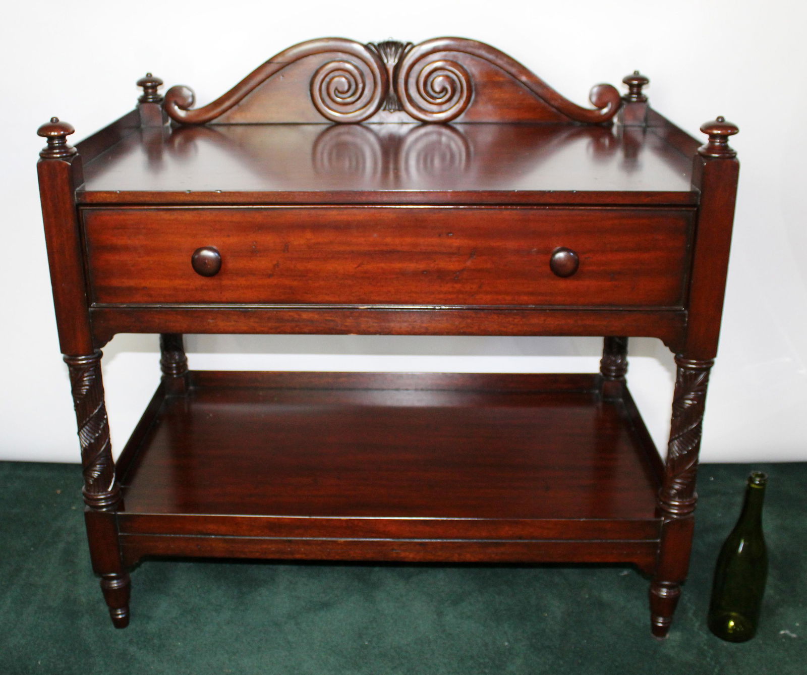 Ralph Lauren mahogany tiered server (1 of 8)