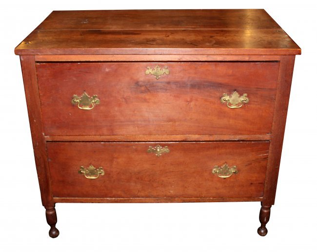 American Southern 2 drawer chest in cherry (1 of 6)
