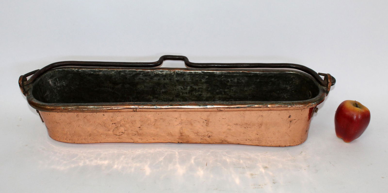 Antique French copper fish poacher (1 of 6)