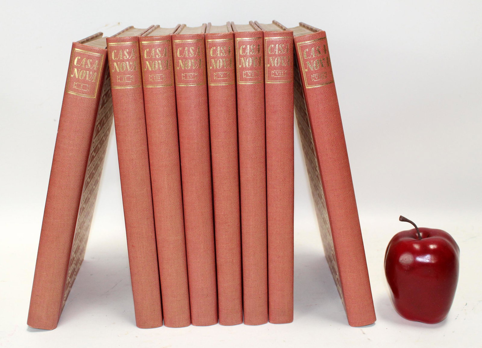 8 volume books Casa Nova The Limited Editions Club: 8 volume books The Limited Editions Club The Memoirs of Jacques Casa Nova. #1473/1500. 11 5/8"h