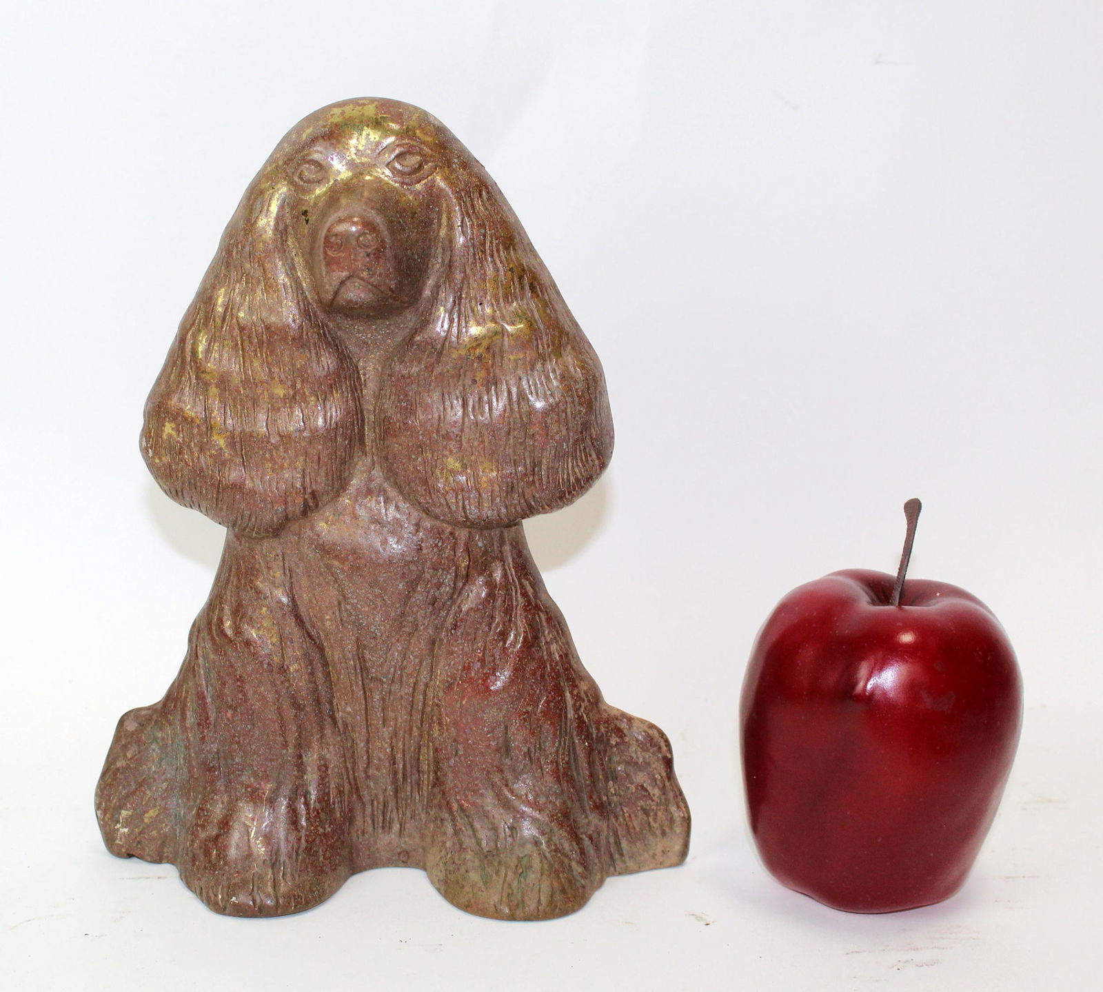 Virginia Metal Crafters Brass Spaniel Doorstop (1 of 5)