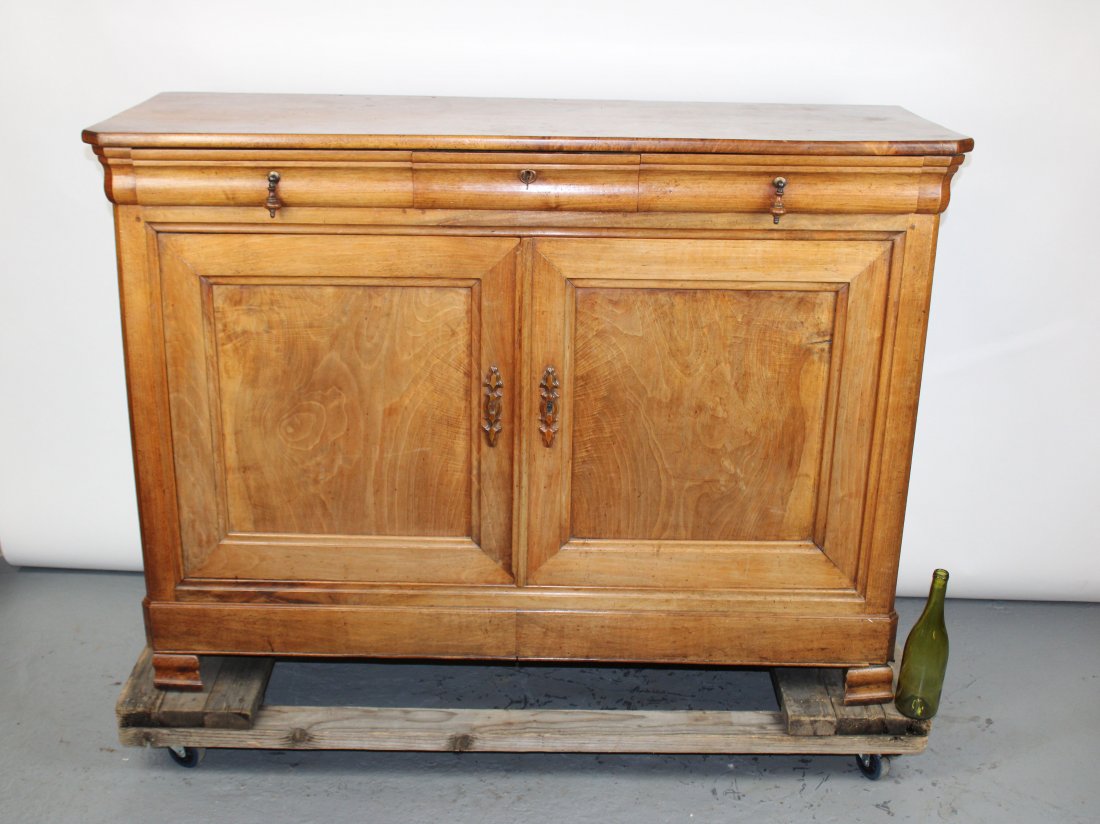 French Louis Philippe buffet bas in walnut (1 of 8)