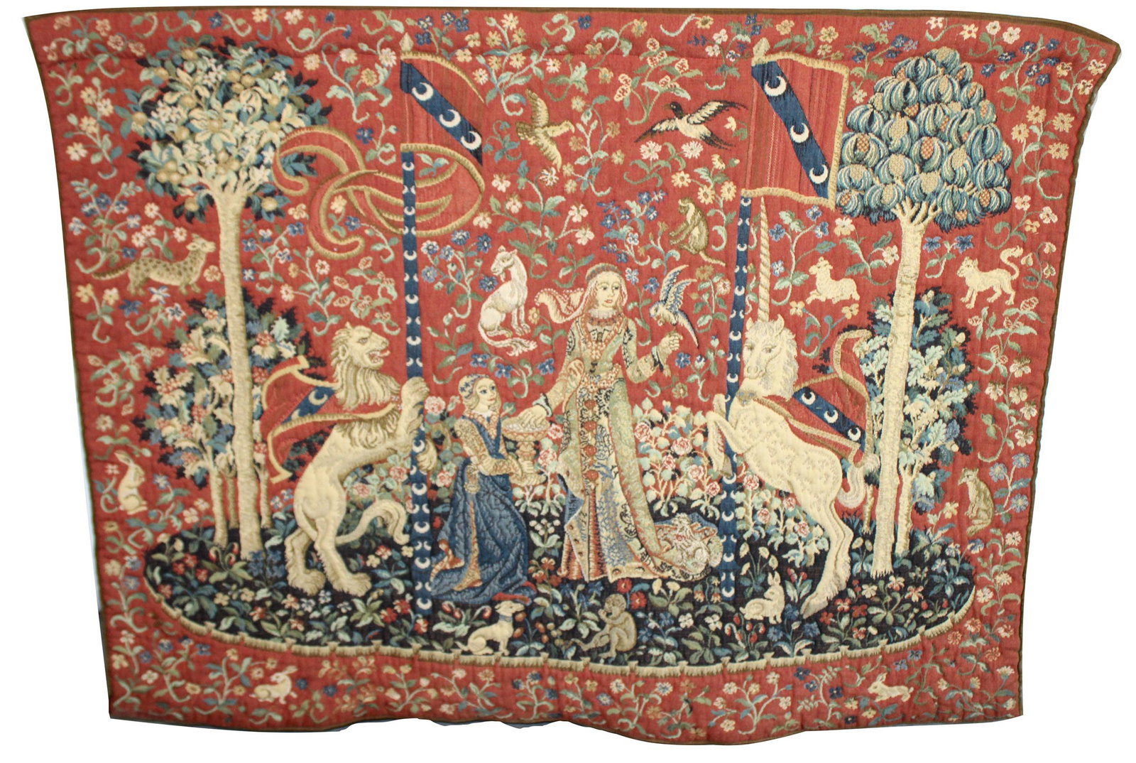 Flemish tapestry after La Dame et La Licorne (1 of 7)