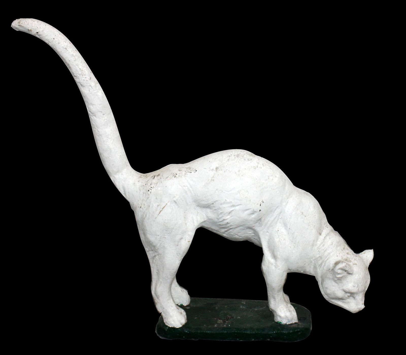 French cast stone garden cat (1 of 7)