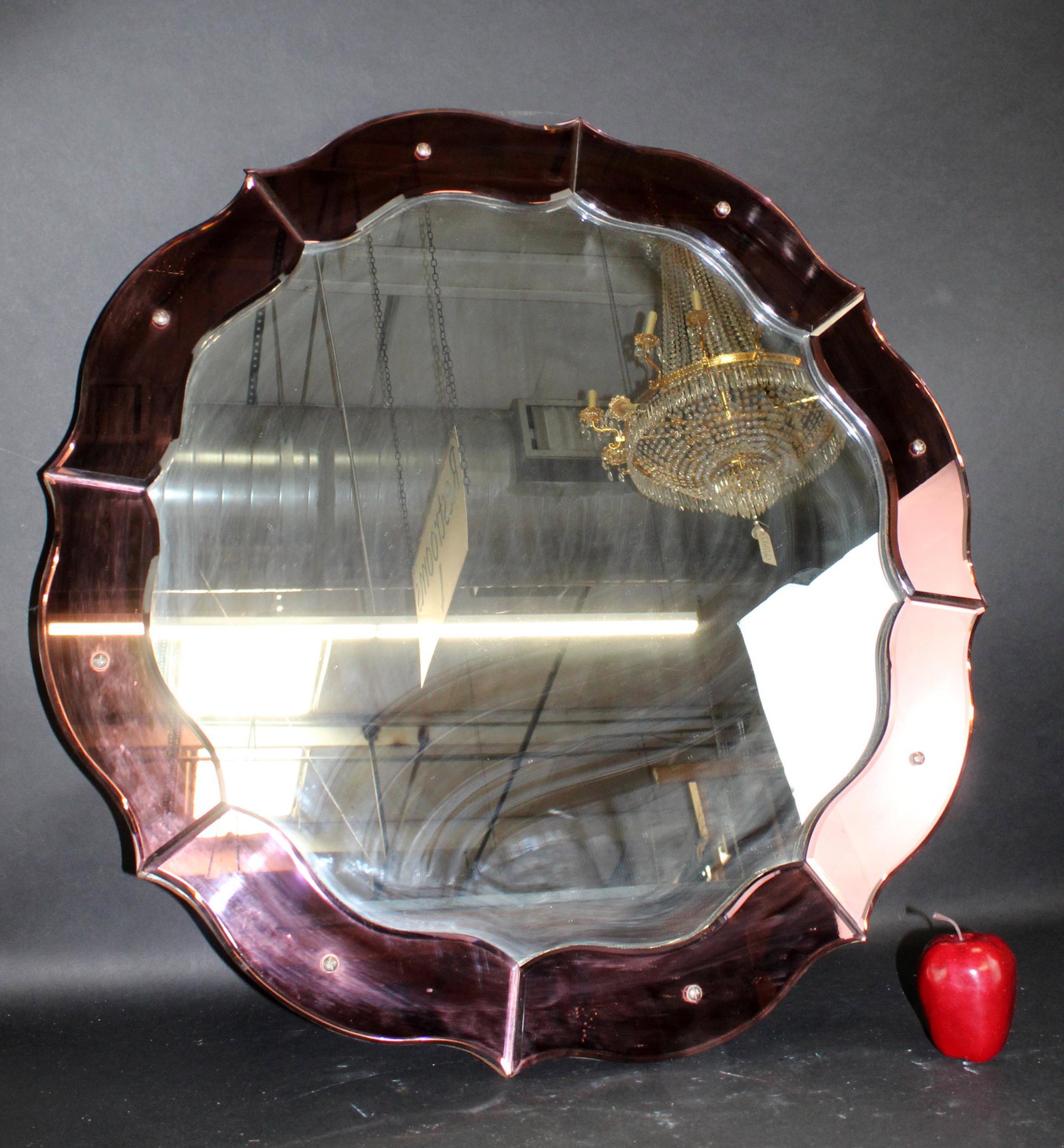 Mid century Venetian floriform mirror (1 of 10)