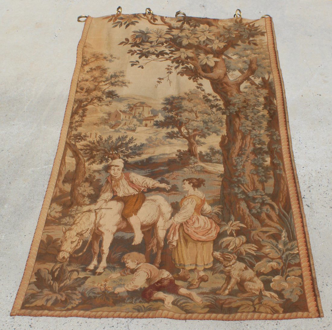 French courtesan tapestry (1 of 5)