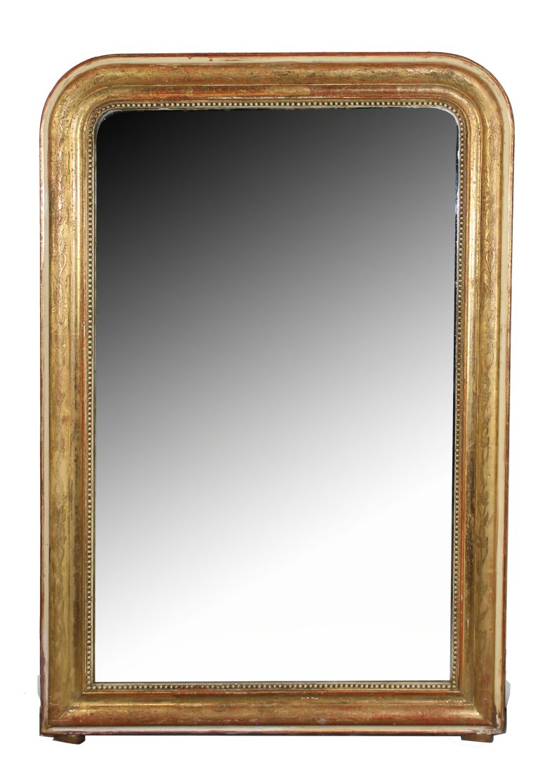 French Louis Philippe gold leaf mirror (1 of 10)