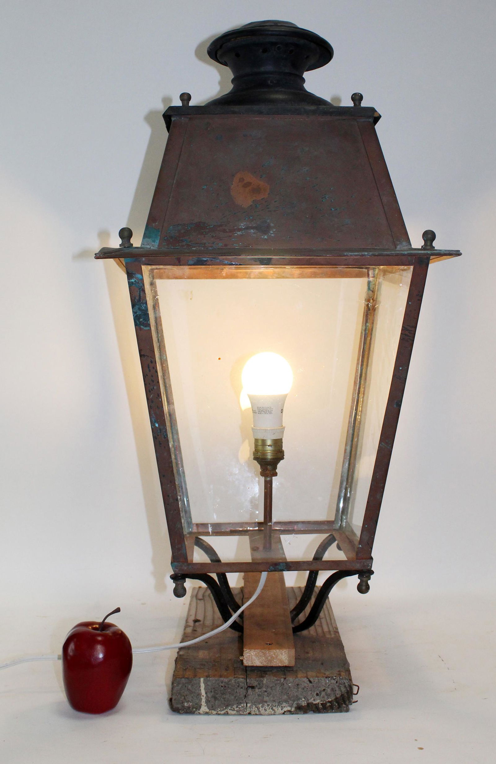 French copper and iron lantern head (1 of 15)