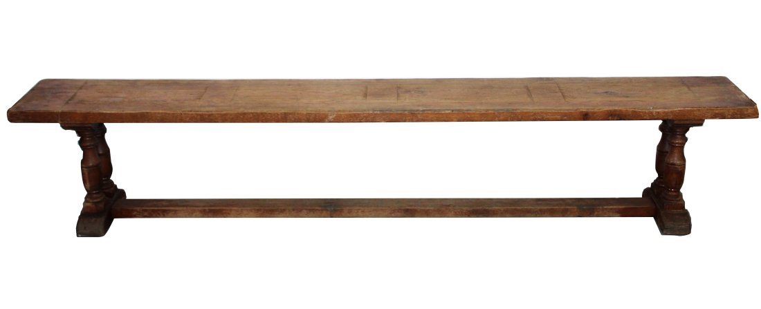 French oak farmhouse bench (1 of 7)