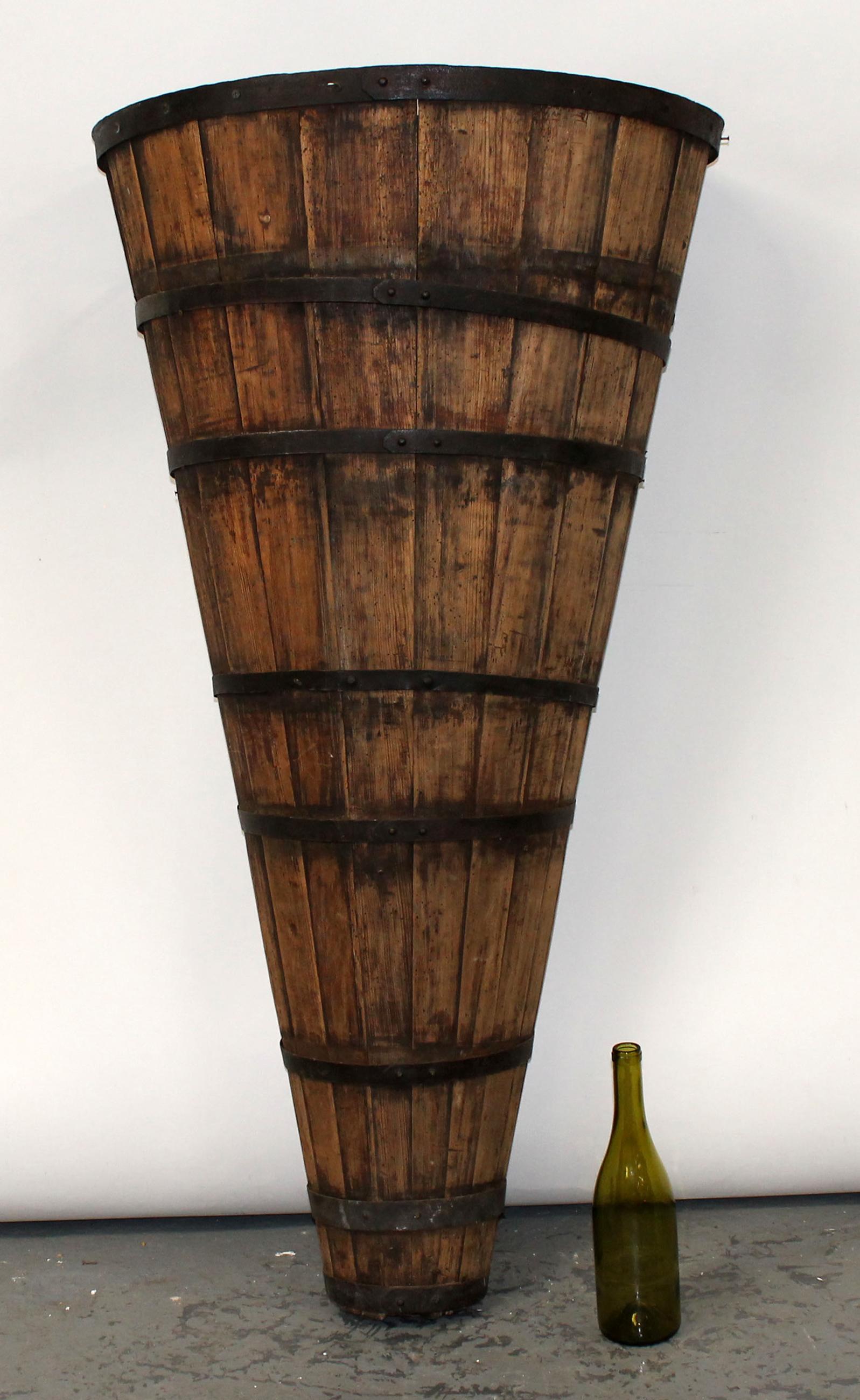 French Alsacian wooden grape hotte (1 of 6)