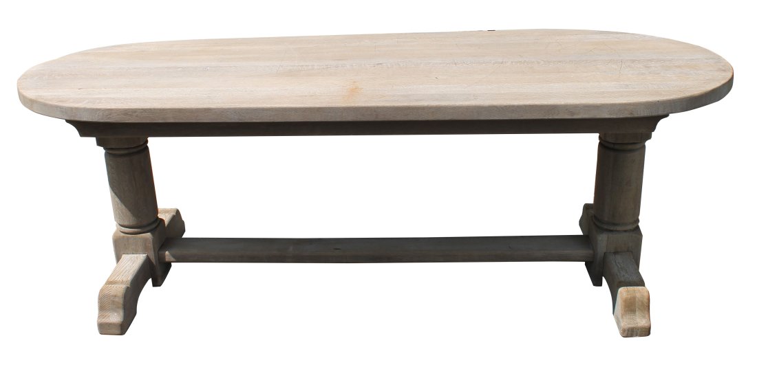 French oval trestle table (1 of 8)