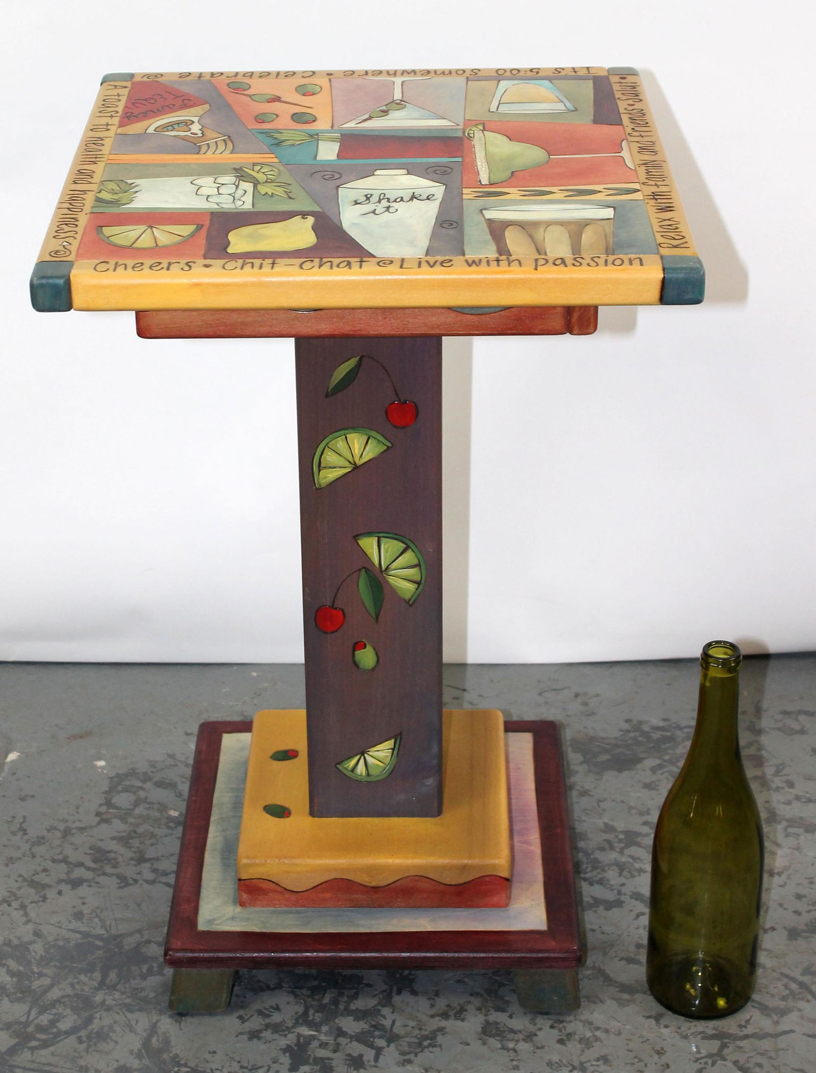 Sticks Furniture Martini motif side table (1 of 6)