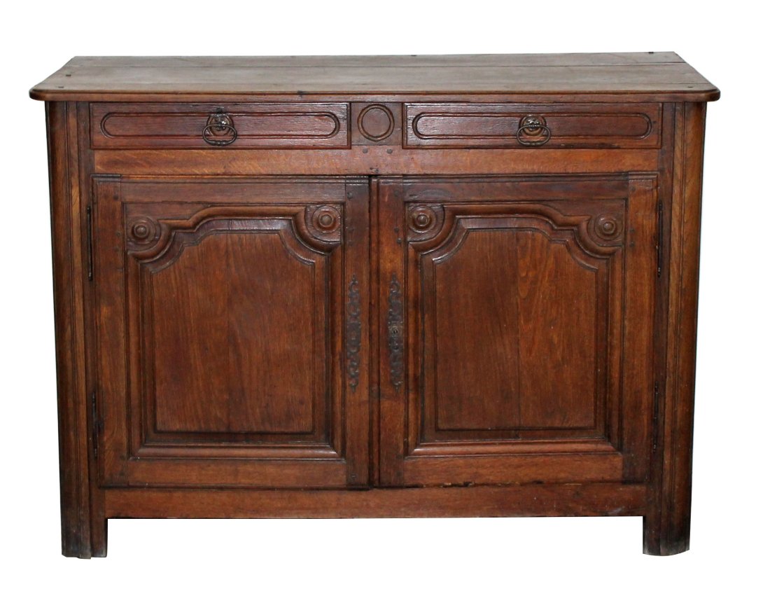 French Provincial 2 door buffet bas (1 of 10)
