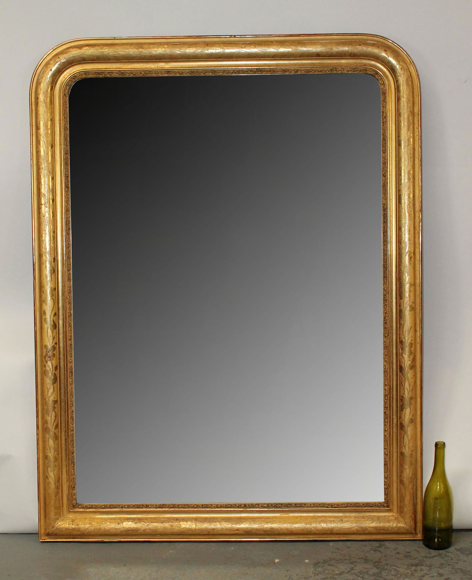 French Louis Philippe gold leaf mirror (1 of 8)