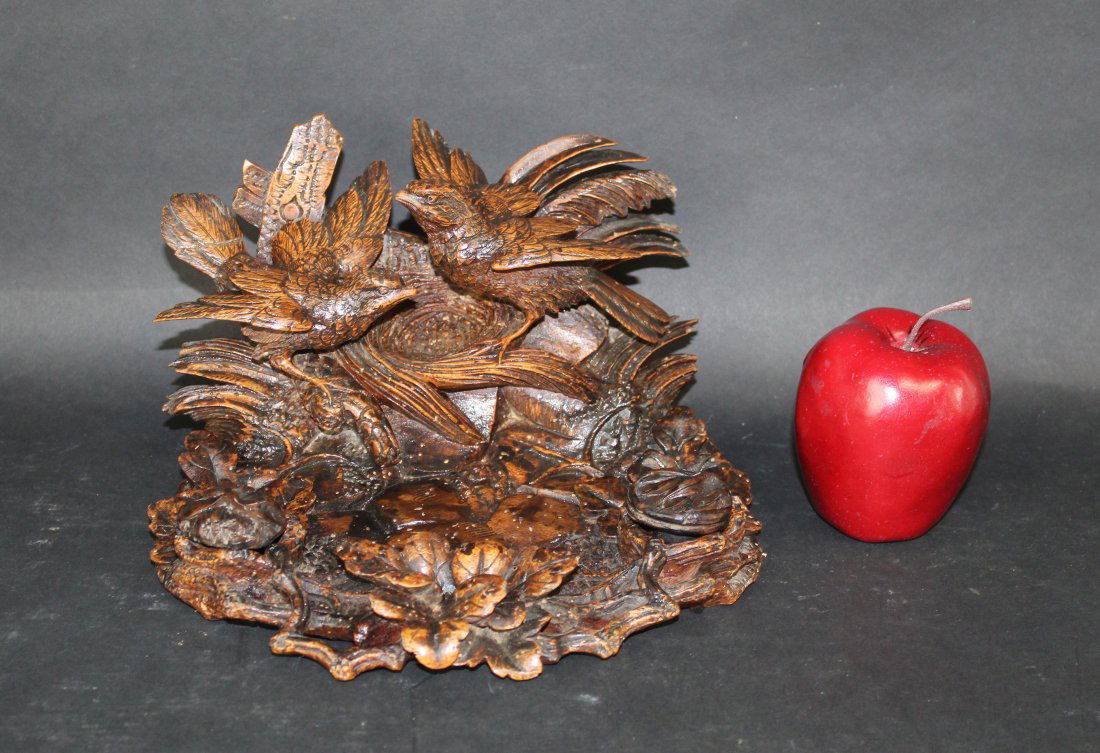 Black Forest inkwell with birds (1 of 7)