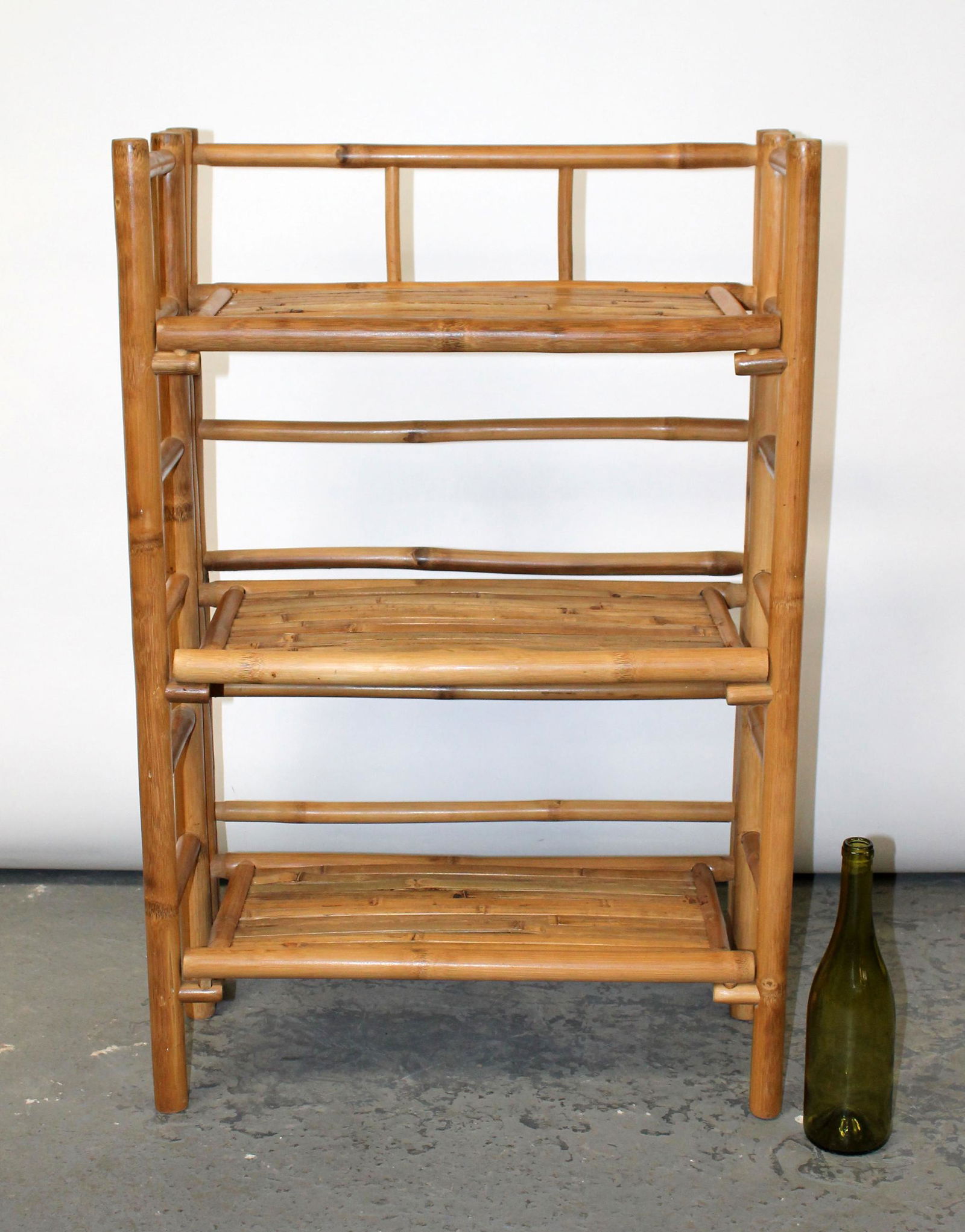 Bamboo shelf w/ 3 shelves (1 of 8)