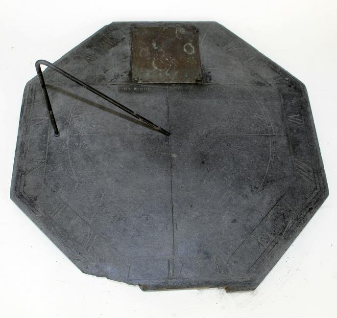 Antique French slate garden sundial (1 of 12)