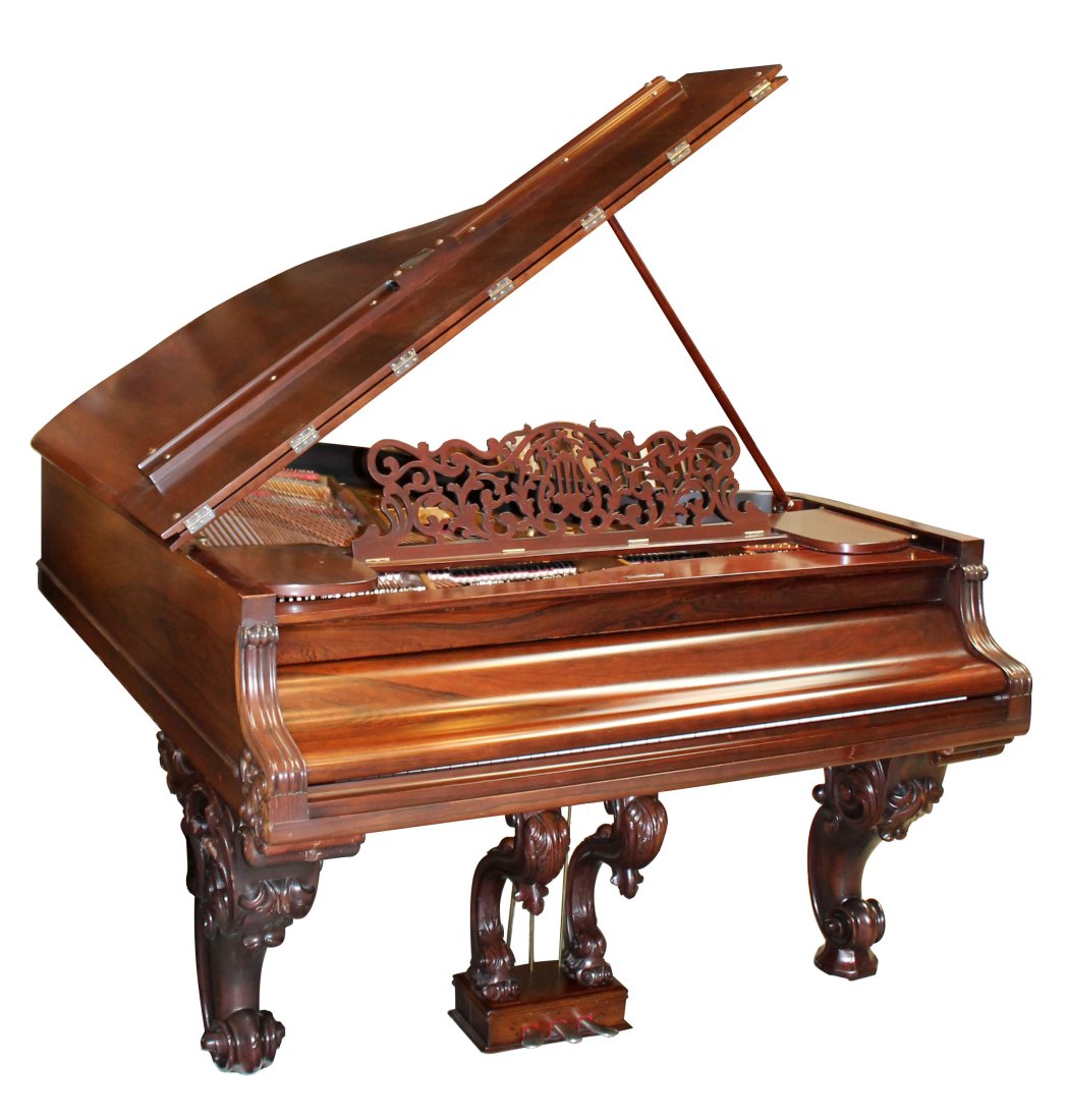 1890 Wm Knabe & Co baby grand piano in rosewood (1 of 16)