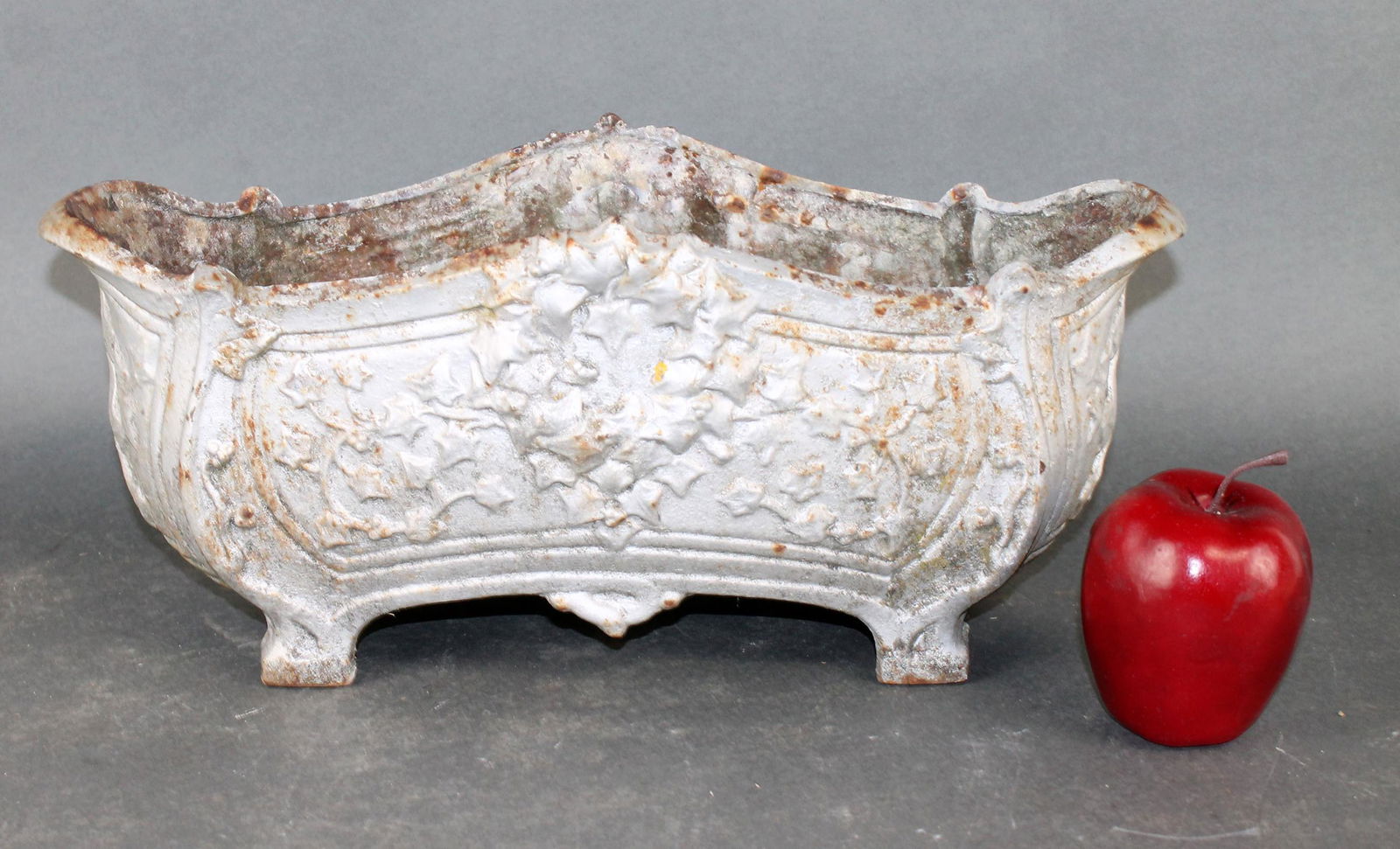 French oval iron footed planter (1 of 12)