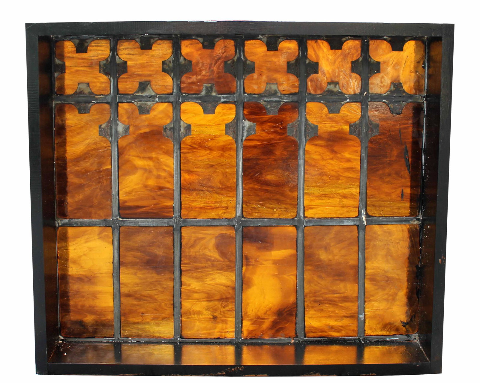 English stained & leaded glass pub window (1 of 14)