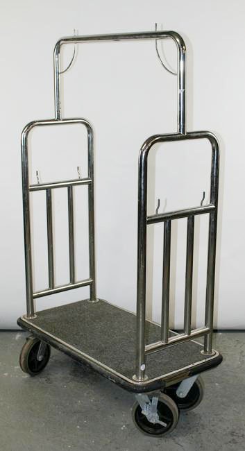 Vintage American hotel luggage cart (1 of 10)