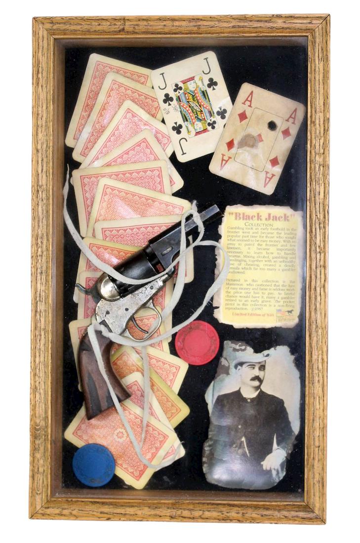 Vintage Black Jack collectible shadowbox (1 of 6)