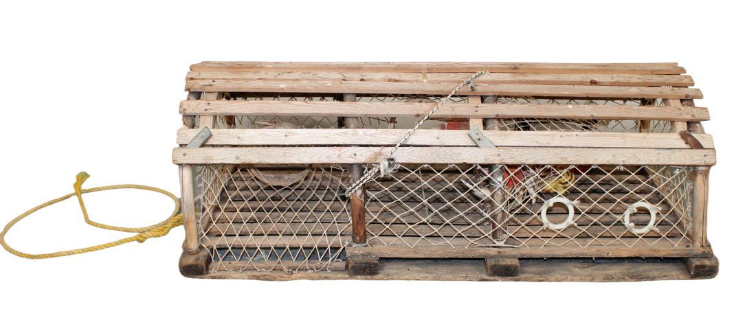Vintage wooden lobster trap (1 of 8)