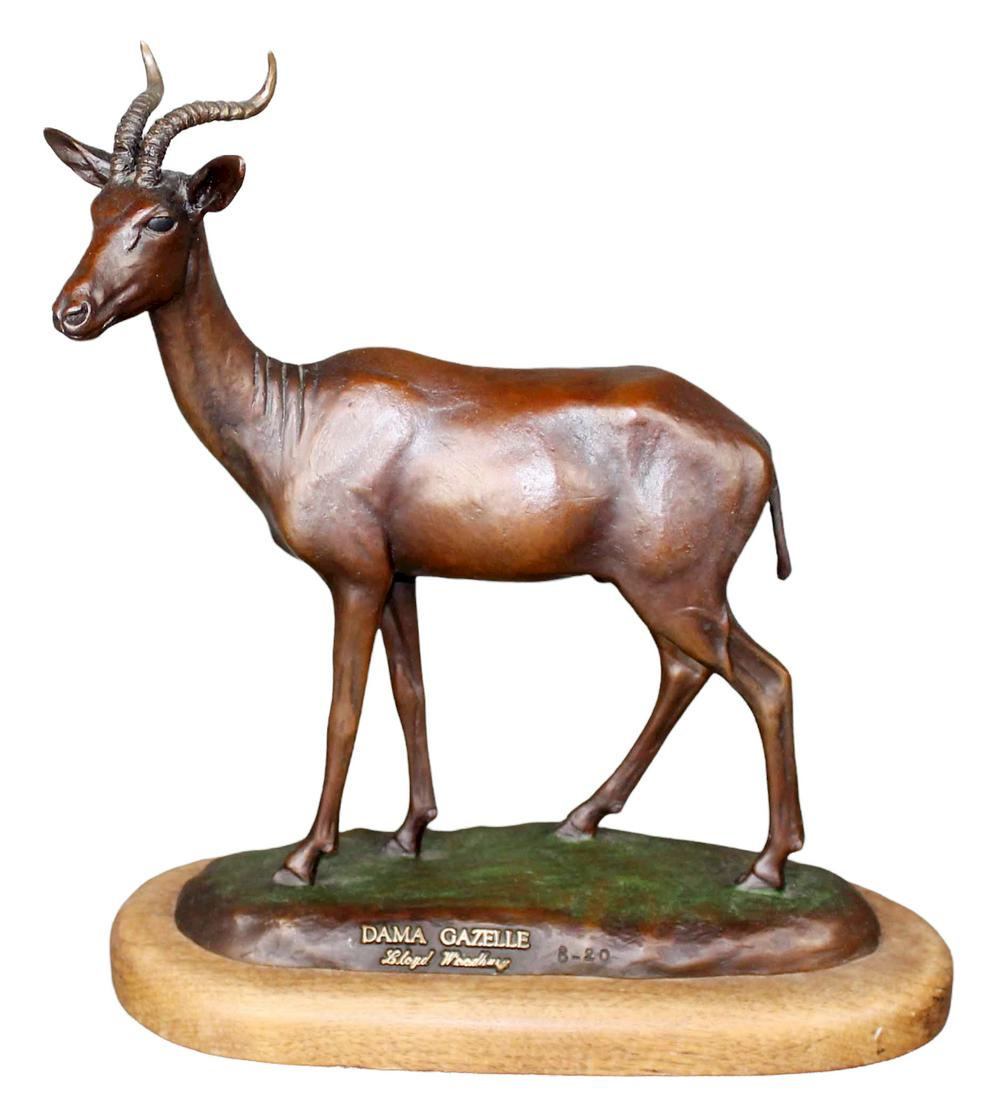 Lloyd Woodbury (American 1917-2005) sculpture"Dama Gazelle" (1 of 9)
