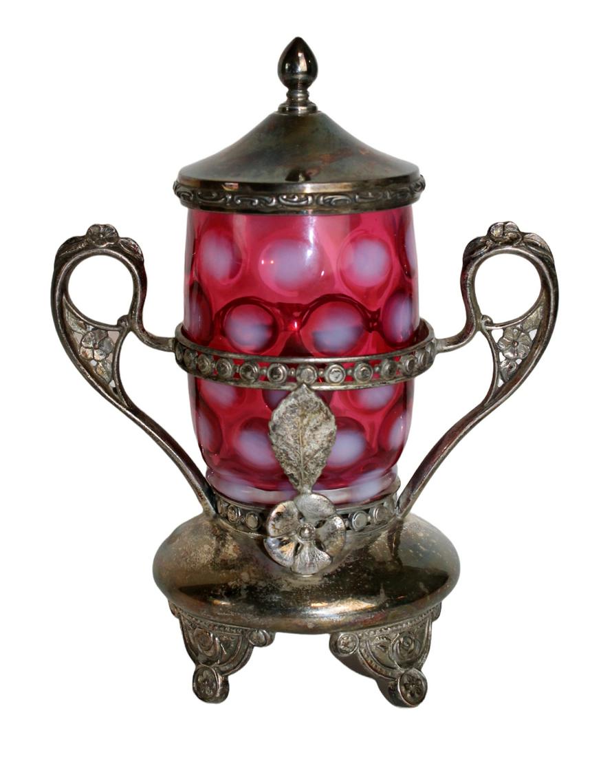 Aurora Specialty MFG Co and glass condiment jar (1 of 6)