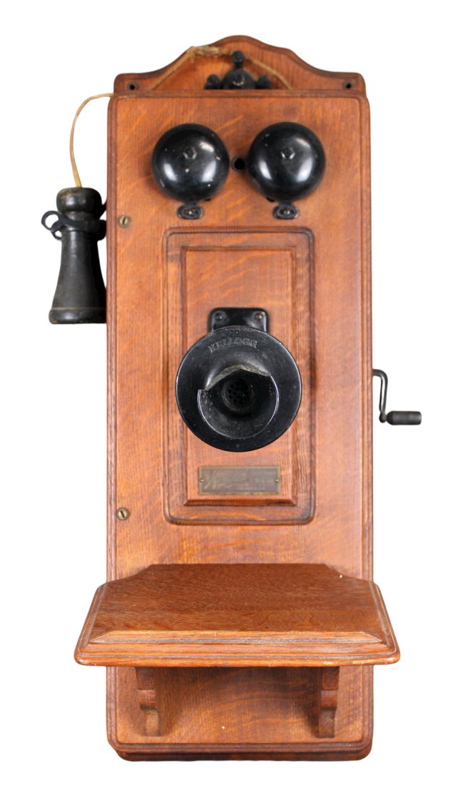 Antique American wall mount Monarch telephone (1 of 13)