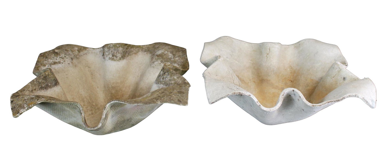 Pair of Willy Guhl designed handkerchief planters (1 of 11)