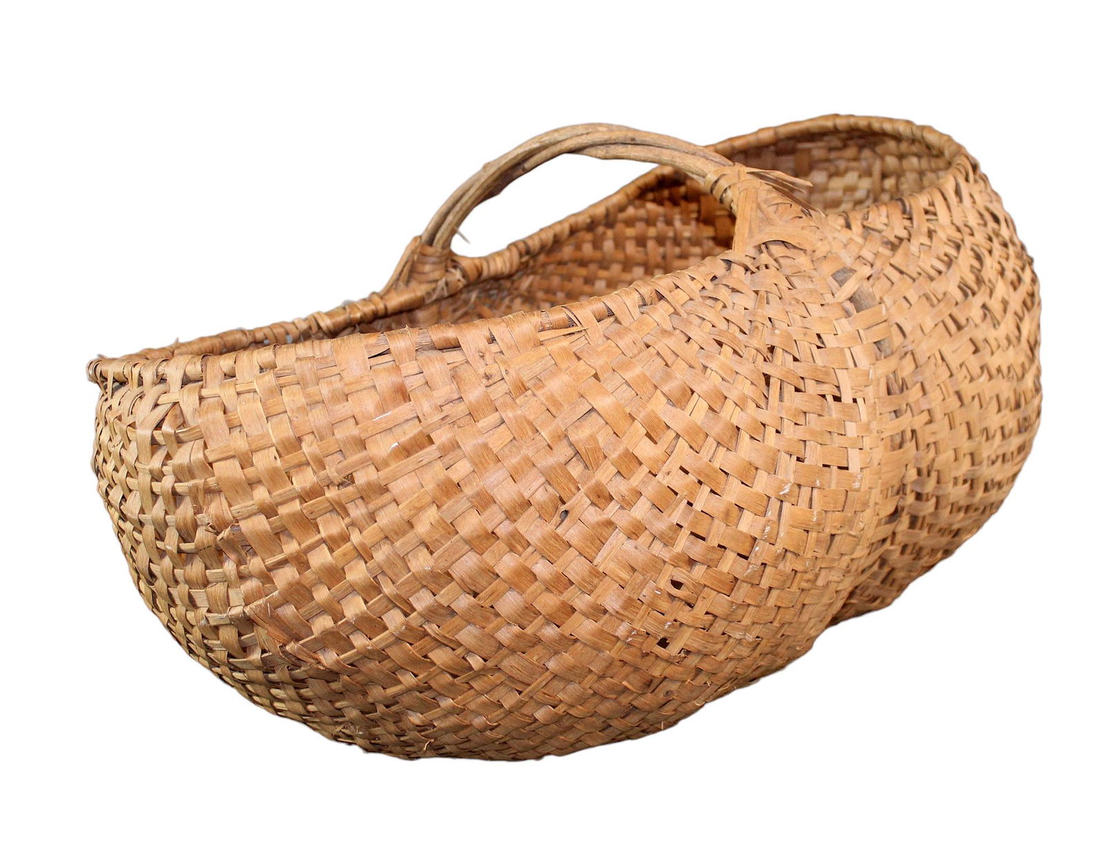 Woven Cherokee "Buttocks" basket (1 of 9)