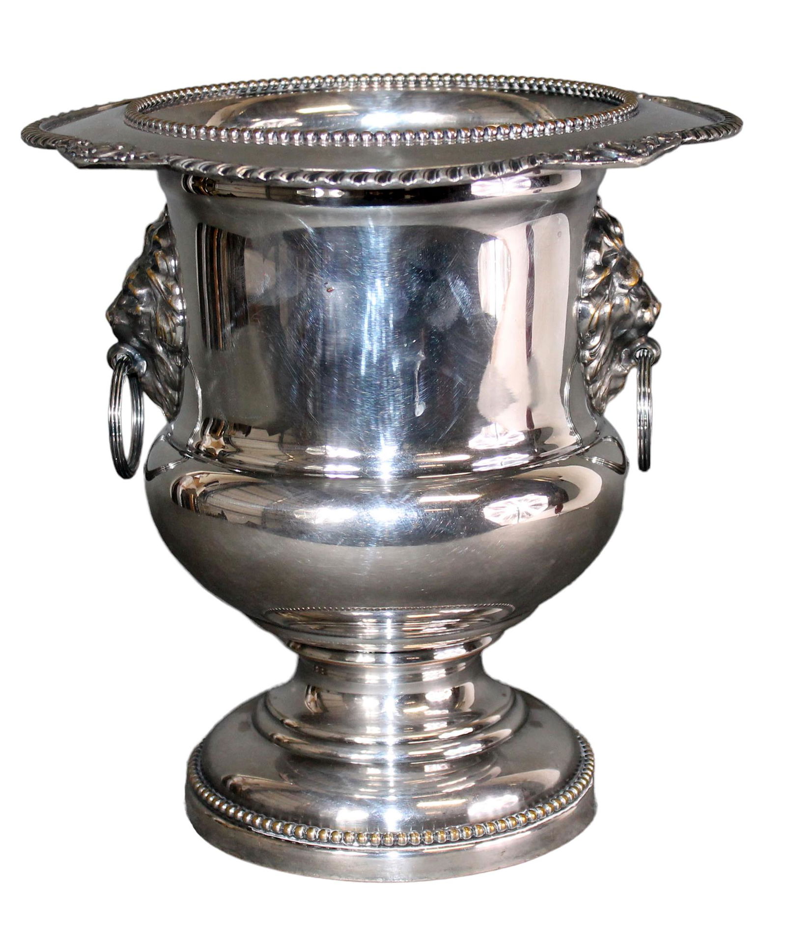 Silver plate champagne bucket (1 of 11)