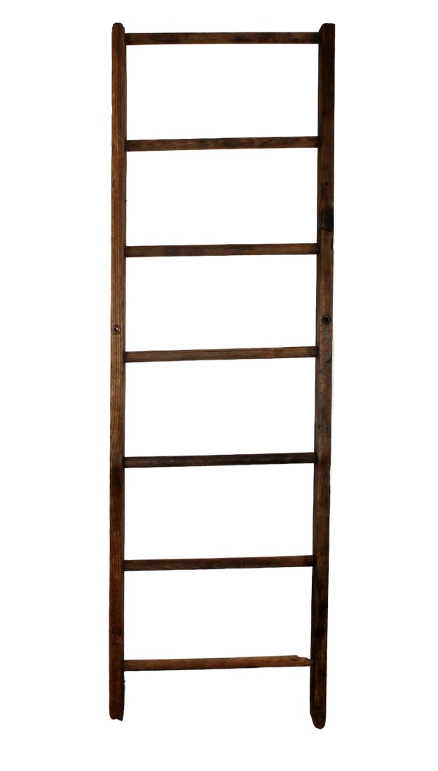 Large rustic ladder blanket rack: Large rustic ladder blanket rack 80 3/4"h x 25"w