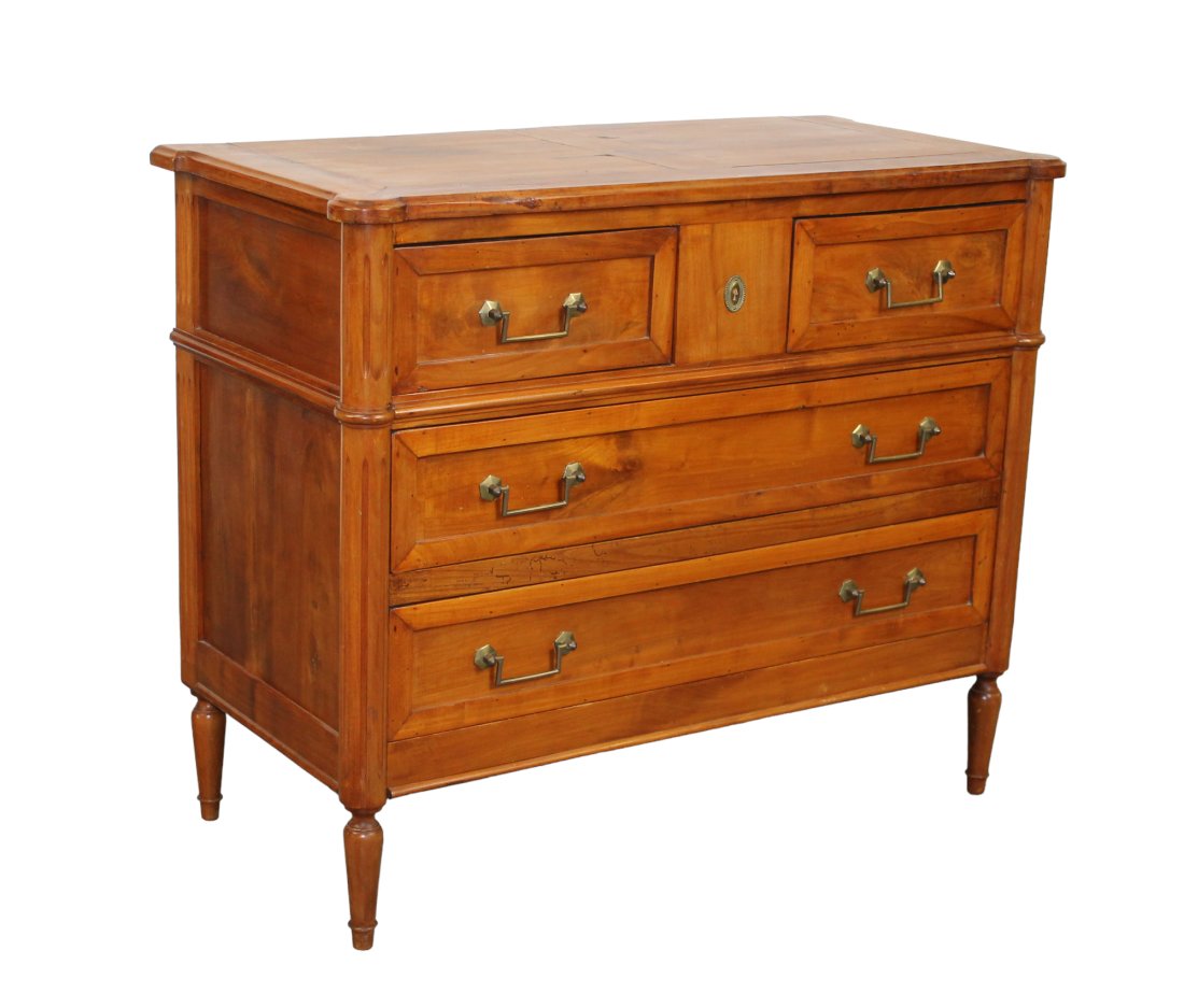 French Louis XVI style 2 over 2 drawer commode (1 of 7)