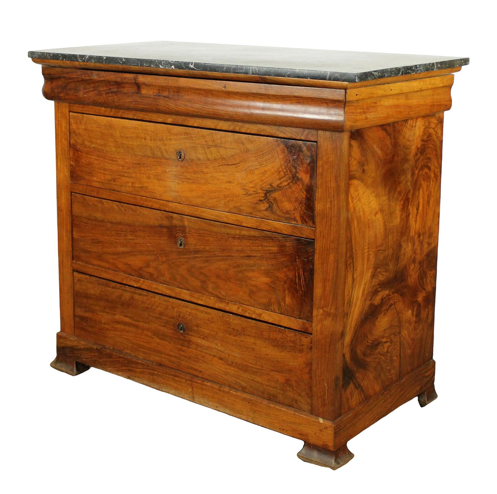 French Louis Philippe marble top commode (1 of 8)