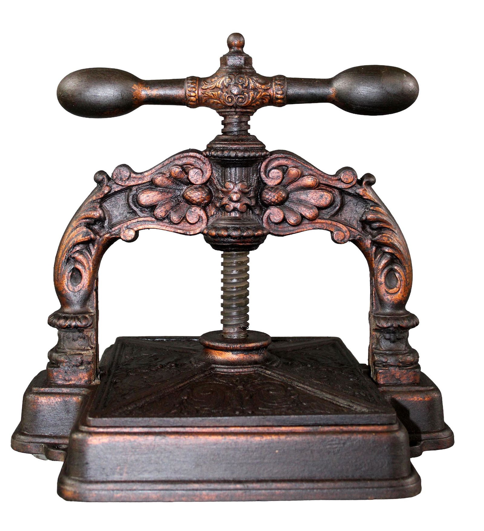 French cast iron desk top book press (1 of 9)