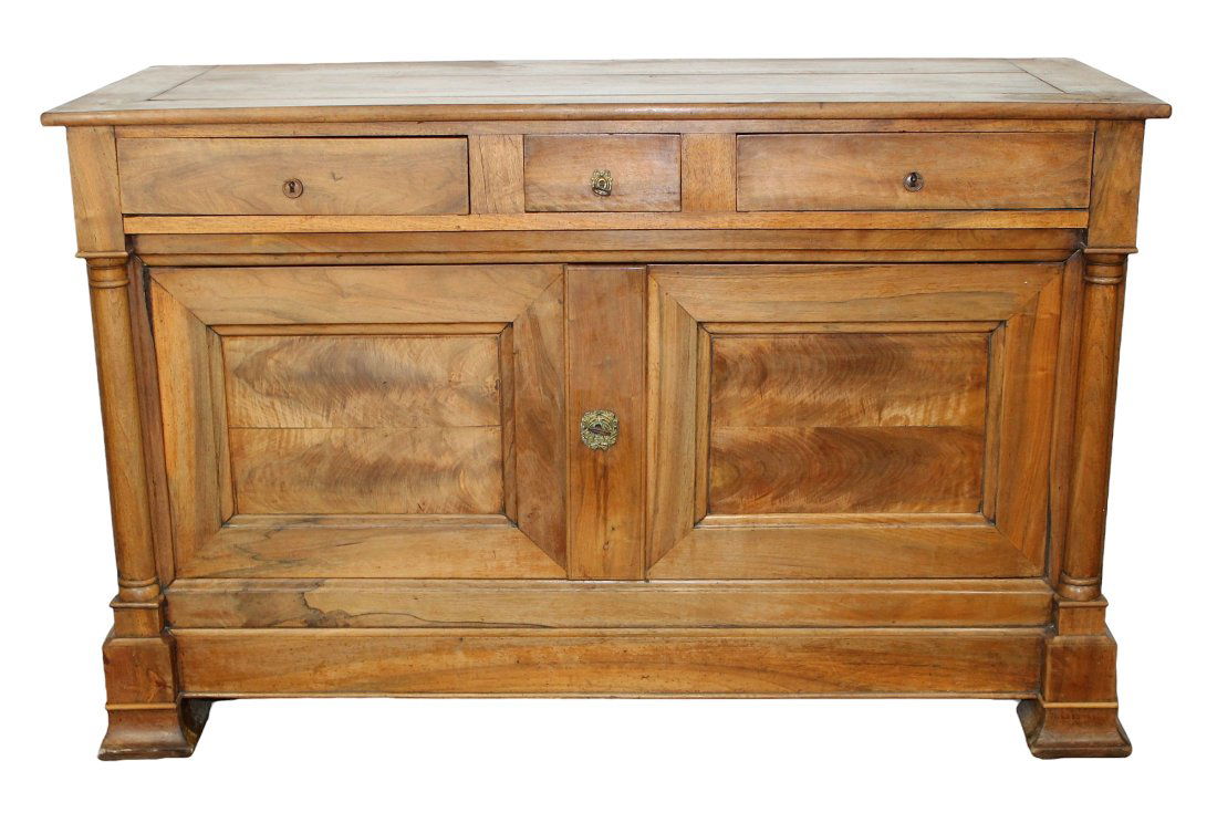 French Louis Philippe buffet bas in walnut (1 of 13)