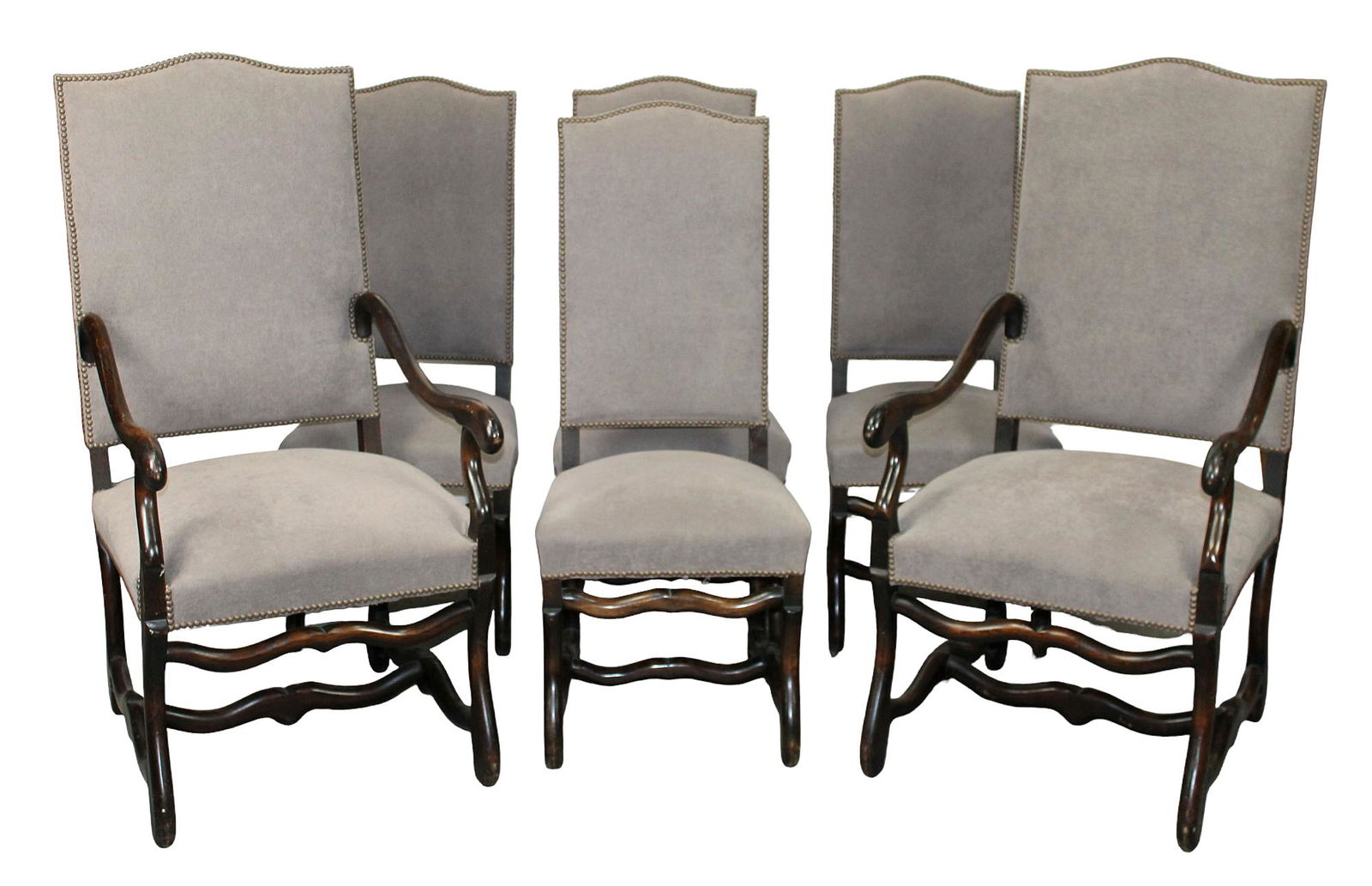 Set of 6 French os du mouton chairs (1 of 9)