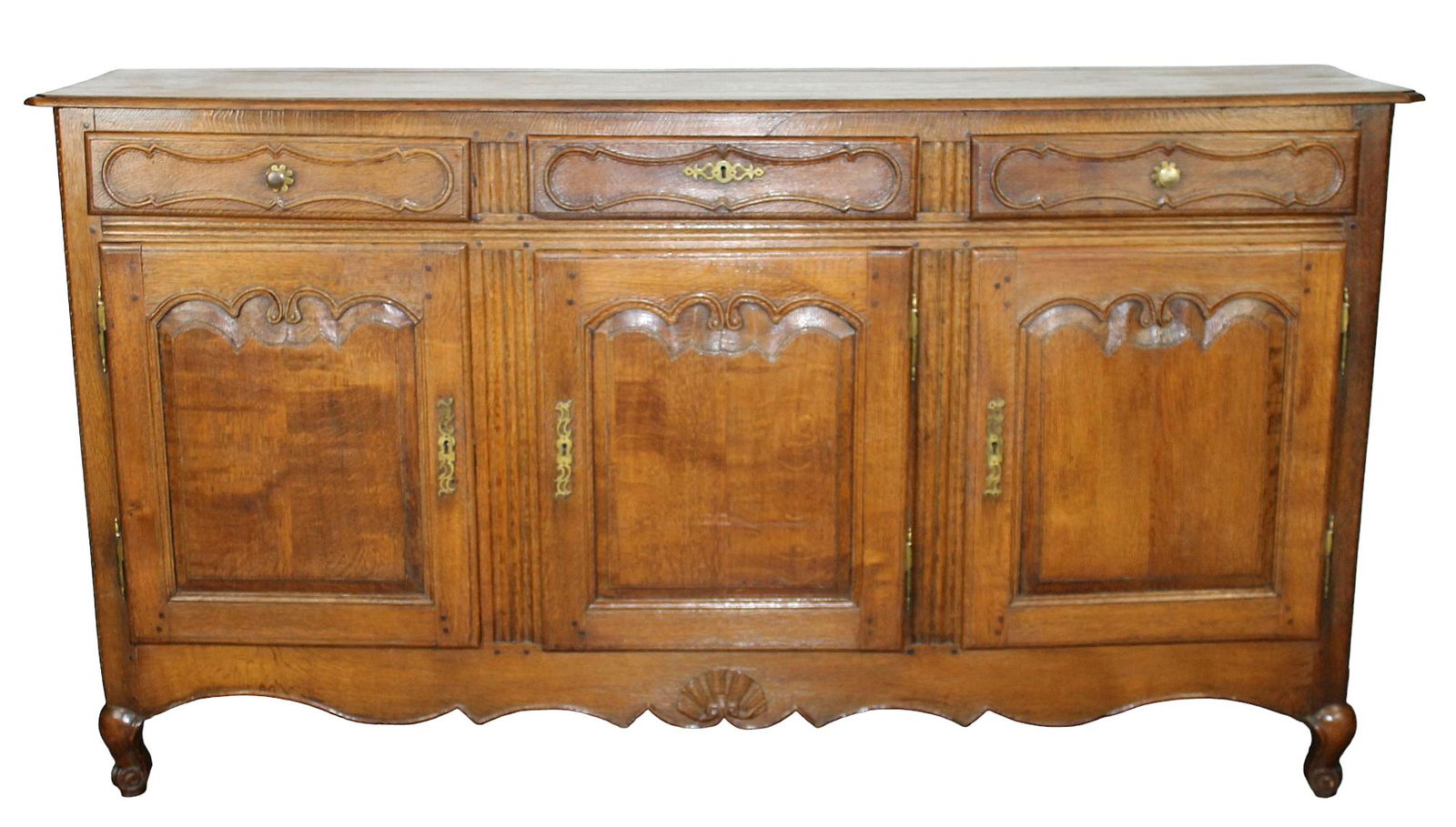 French 3 door enfilade in oak (1 of 13)