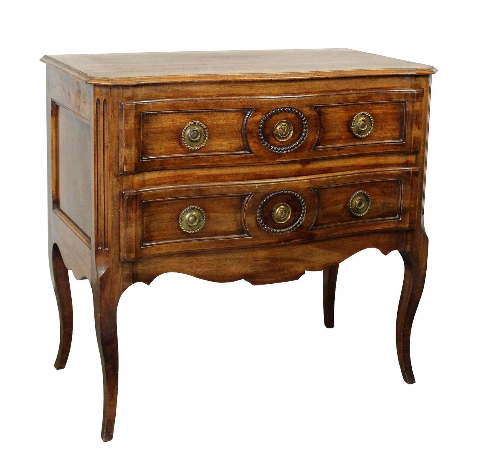 French Louis XV style 2 drawer commode (1 of 8)