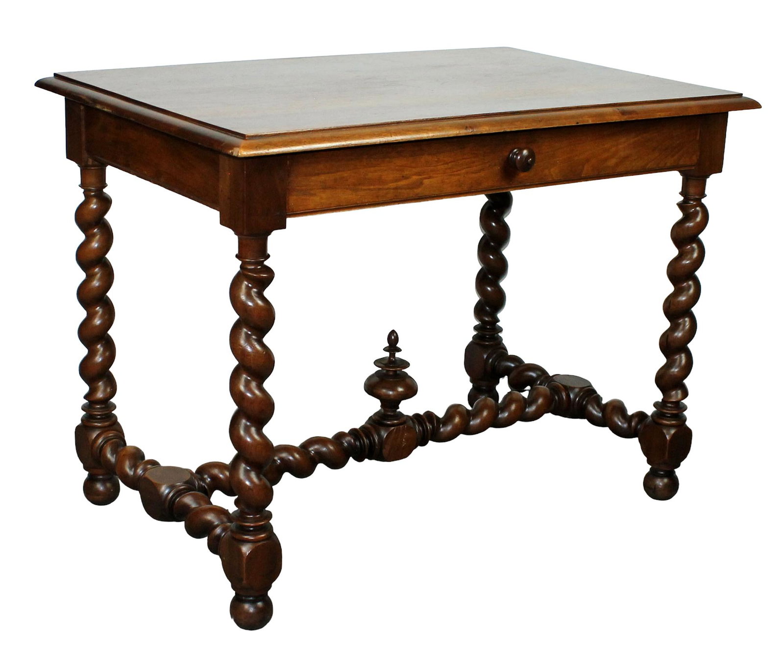 French barley twist bureau plat desk (1 of 10)