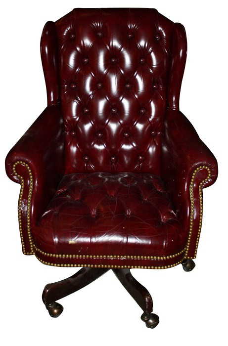 35 hancock moore tufted burgundy leather desk chair