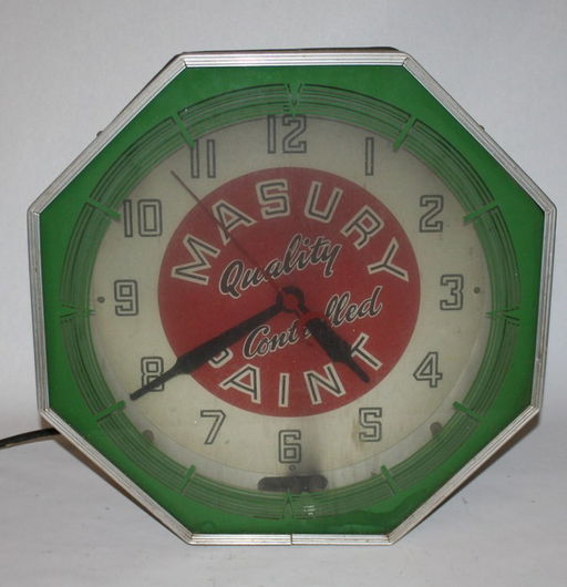 184 1950 S Era Neon Products Lima Oh Advertising Clock Jan 01 2012 King Galleries In Ga