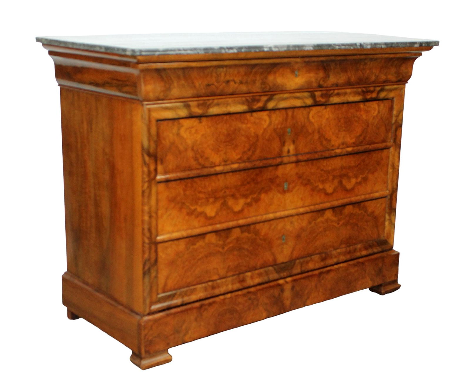 French Louis Philippe marble top commode (1 of 11)