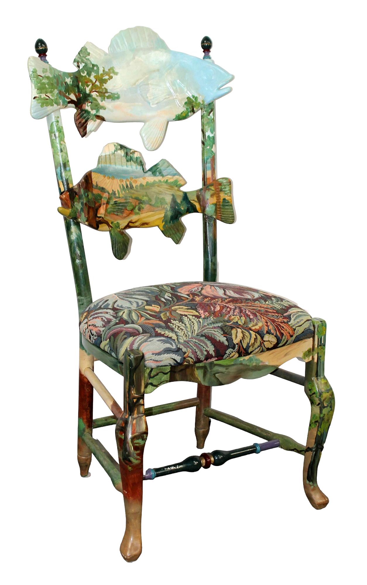 MacKenzie Child's Forest Fish chair (1 of 8)