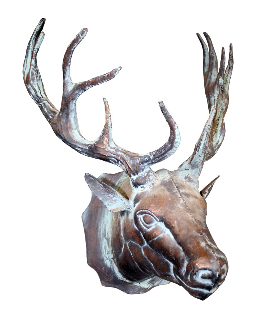 Copper elk head mount (1 of 11)