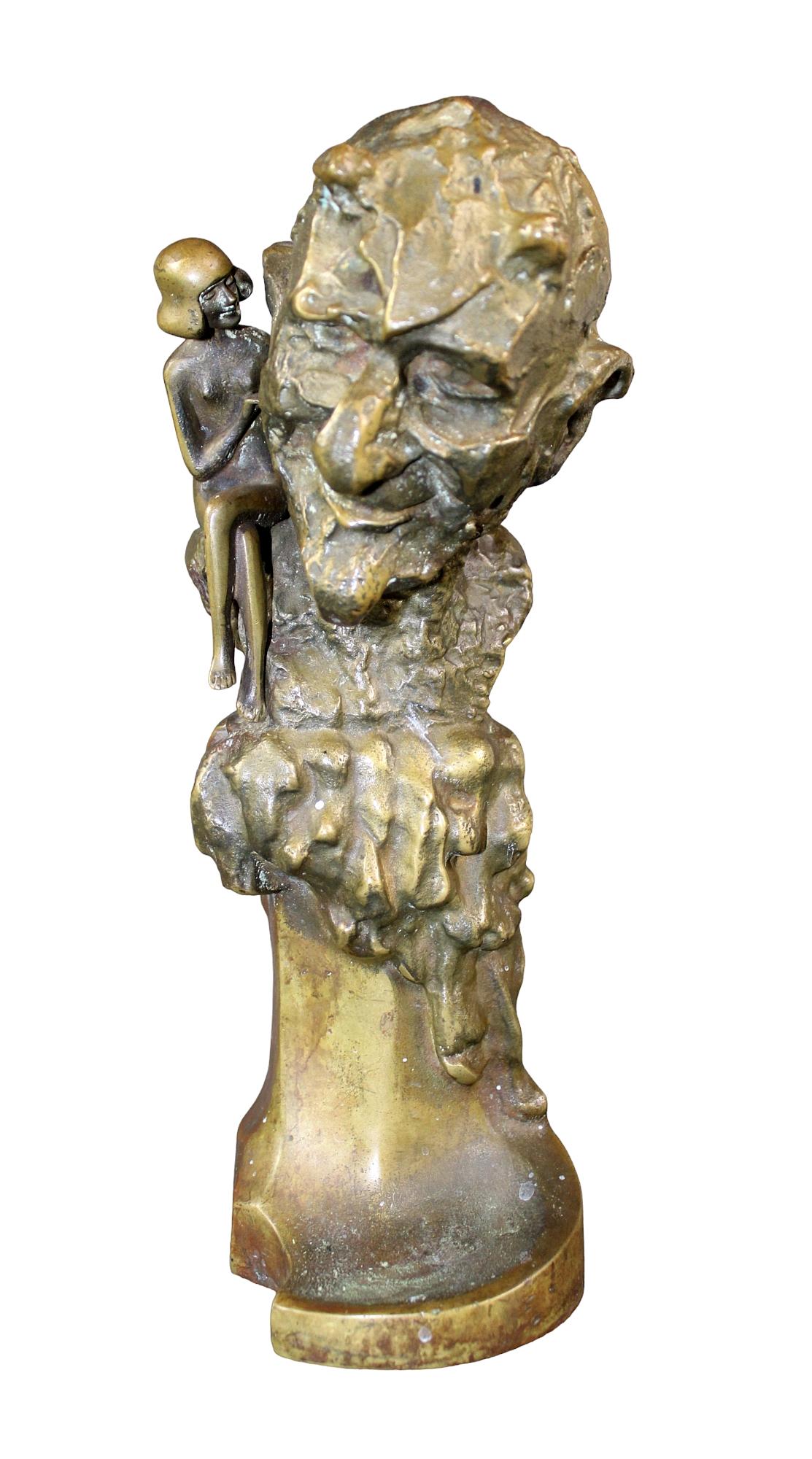 Roland Paris (1894-1945) bronze sculpture "The Secret" (1 of 10)