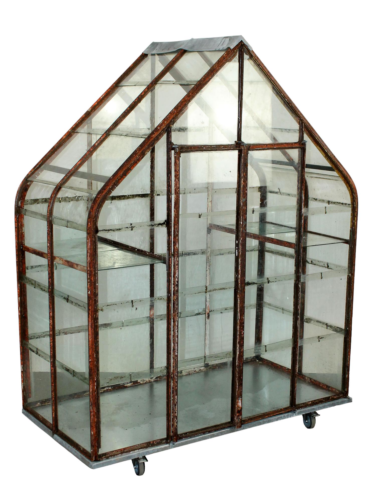 French iron and glass greenhouse (1 of 7)